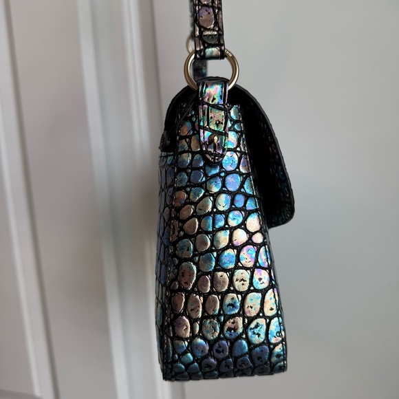 Brahmin Nerida Shoulder Bag Black Galexia Leather $335 - Picture 4 of 9